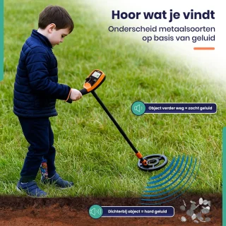 ODESSEY Junior Huntsman Metaaldetector Starterset