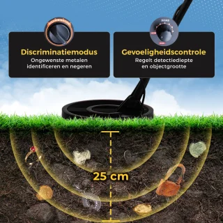 ODESSEY Metaaldetector Adventurer met Pinpointer