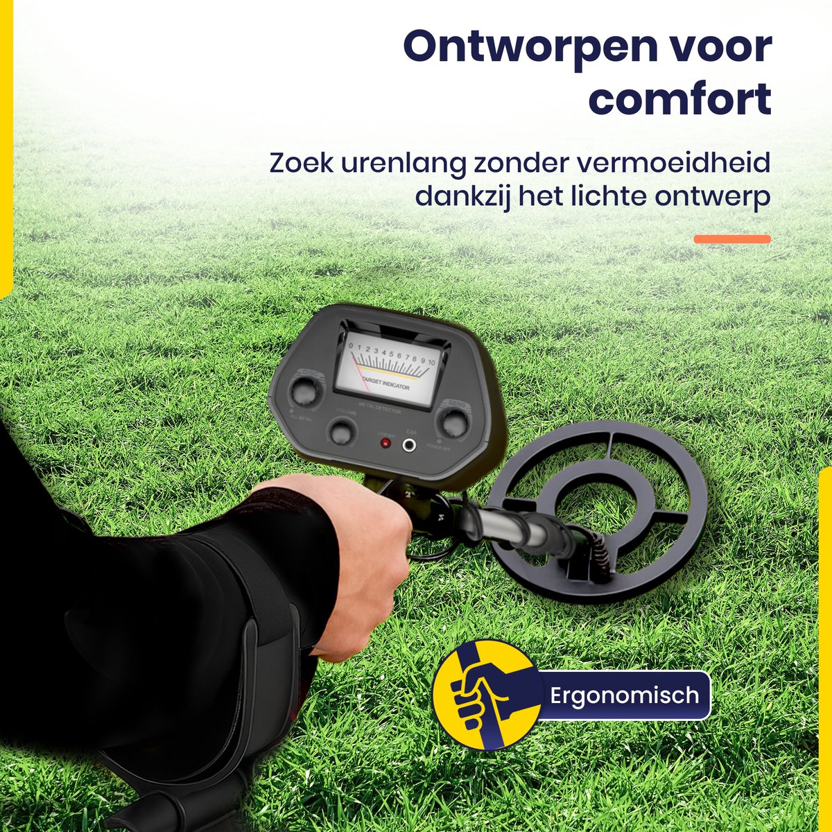 Wat vinden we goed aan de ODESSEY Metaaldetector Explorer Zwart met Pinpointer