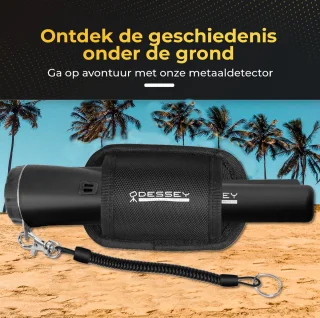 ODESSEY Pinpointer Zwart Waterdicht