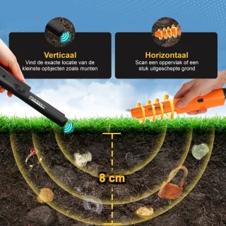 ODESSEY Pinpointer Zwart Waterdicht