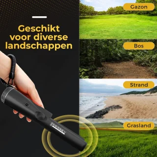 ODESSEY Pinpointer Zwart Waterdicht