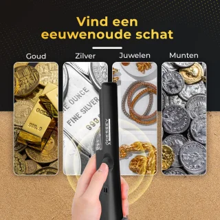 ODESSEY Pinpointer Zwart Waterdicht