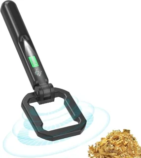 Opvouwbare metaaldetector - handheld scanner - zwart