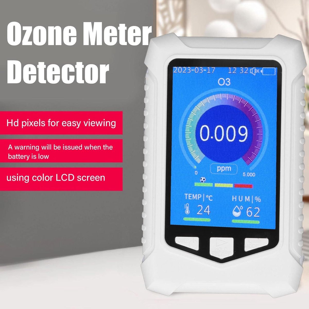 Wat vinden we goed aan de Ozone Meter Detector 3.5 Inch Portable Handheld