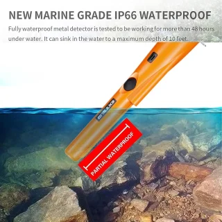 Pinpointer Metaal Detector Professioneel Oranje