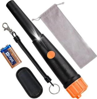Pinpointer metaaldetector 27.5 cm zwart
