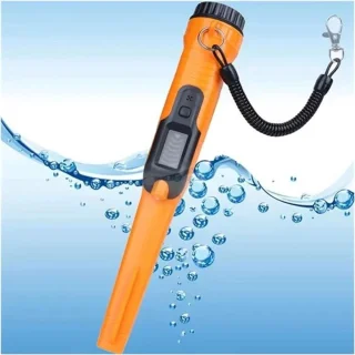 Pinpointer-metaaldetector - onderwaterdetector - oranje-zwart