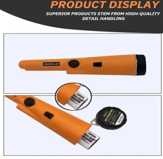 Pinpointer Metaaldetector Oranje - Spatwaterdicht