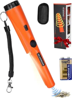 Pinpointer metaaldetector - puntzoeker - oranje