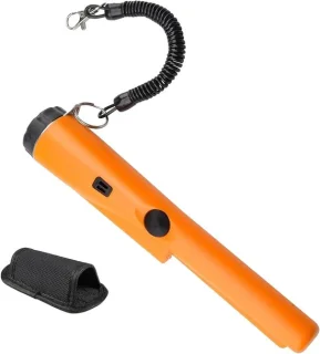 Pinpointer metaaldetector schatzoeker 24 cm oranje