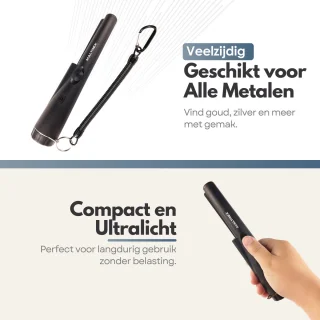 Pinpointer Metaaldetector Waterdicht Met Zaklamp