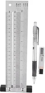 Precisie liniaal RVS 24 cm
