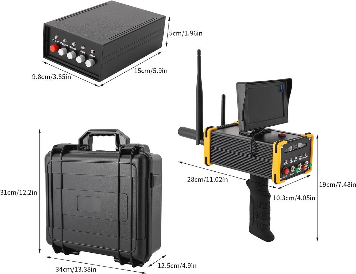 Wat vinden we goed aan de Professionele Metaaldetector Handheld 99m