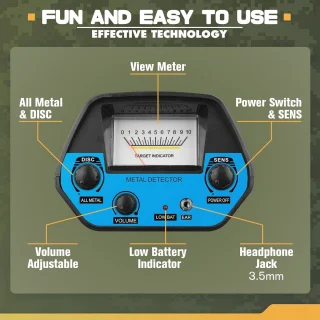 Professionele metaaldetector kit