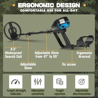 Professionele metaaldetector kit