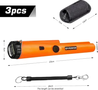 Professionele Metaaldetector Pinpointer IP66 Waterdicht met Holster