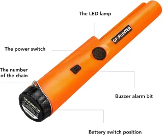 Professionele Metaaldetector Pinpointer IP66 Waterdicht met Holster