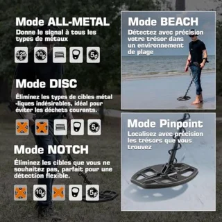 Professionele Metaaldetector - Strandmodel