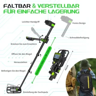 Professionele Metaaldetector voor Volwassenen