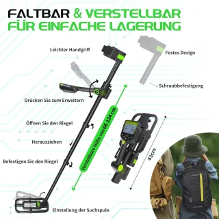 Professionele Metaaldetector voor Volwassenen