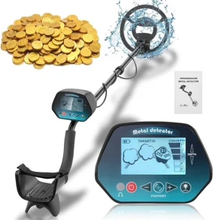 Professionele Waterdichte Metaaldetector met LCD-display