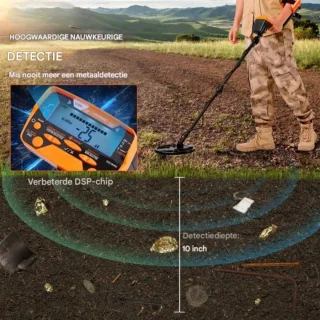 QPFO® Professionele Metaaldetector