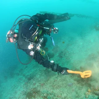 Quest Scuba Tector onderwater metaaldetector Zwart