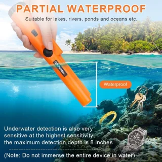 RFWR® Draagbare Metaaldetector