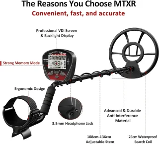 RFWR® Professionele Metaaldetector