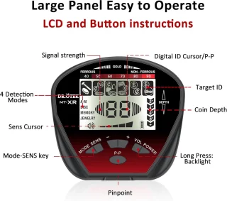 RFWR® Professionele Metaaldetector