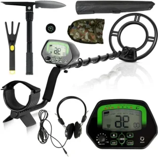 Schatzoeker Metaaldetector Set - Zwart