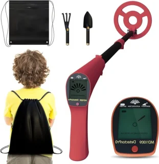 Schatzoeker Metaaldetector voor kinderen - Rood