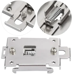 Set van 2 vaste klemmen voor 35 mm DIN-rail