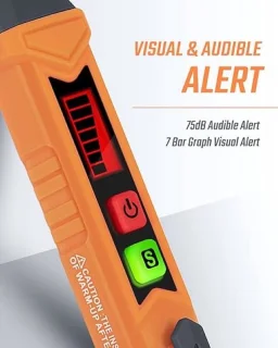 SHOP YOLO gasdetector gaslekdetector oranje inclusief 2 batterijen