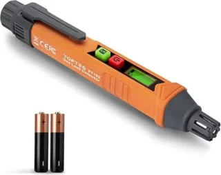 SHOP YOLO gasdetector gaslekdetector oranje inclusief 2 batterijen