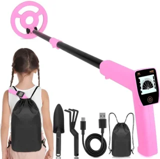 SNJY kindermetaaldetector roze