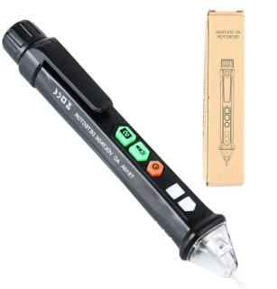 Spanningsdetector pen - 16 cm - zwart