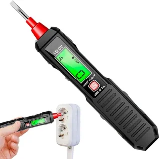 Spanningsdetector stroomtester pen 12-300V zwart