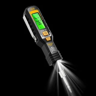 Spanningsmelder / Stroomdetector 16 cm Zwart