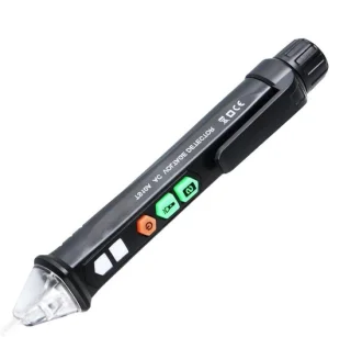 Spanningstester pen 16 cm zwart