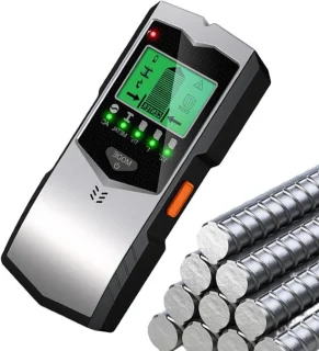 Staaldetector wandscanner 17,1 cm grijs