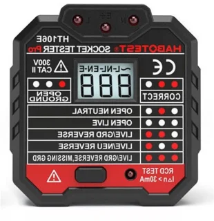 Stopcontacttester met Spanningsdisplay review