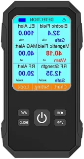 Stralingsdetector EMF meter zwart