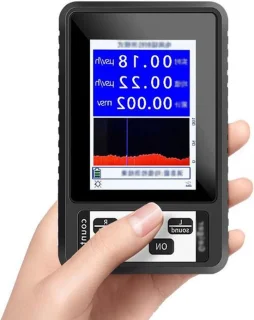 Stralingsdetector emf meter zwart
