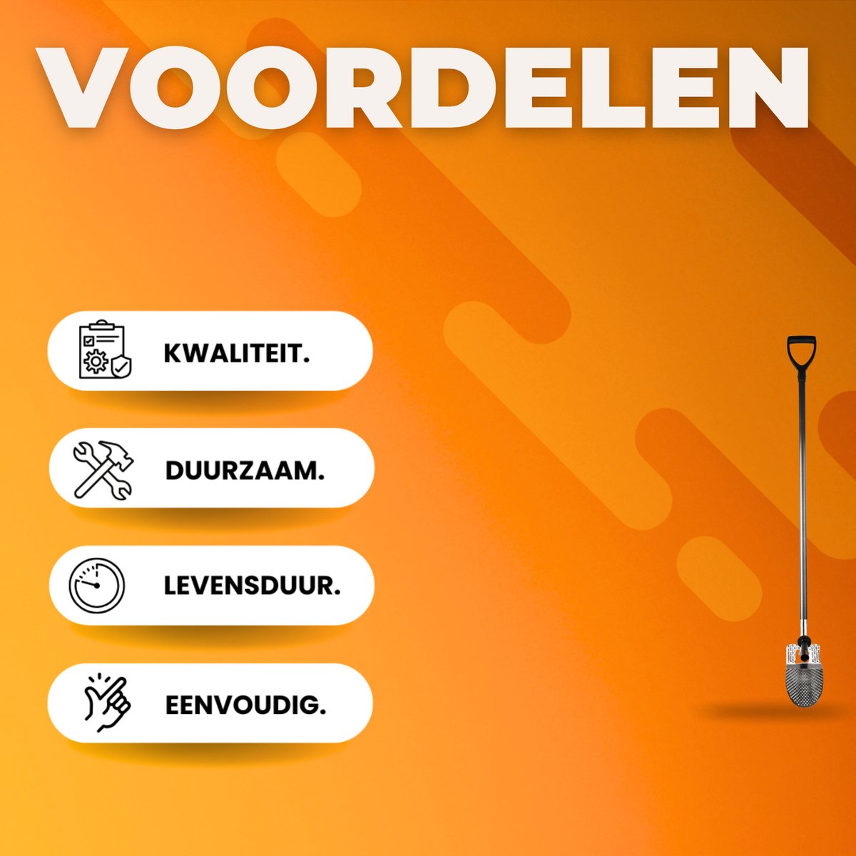 Wat vinden we goed aan de Strandschep RVS met Koolstofvezel Handvat voor Metaaldetectoren