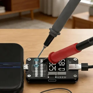 Stroomtester en spanningsmeter Type C