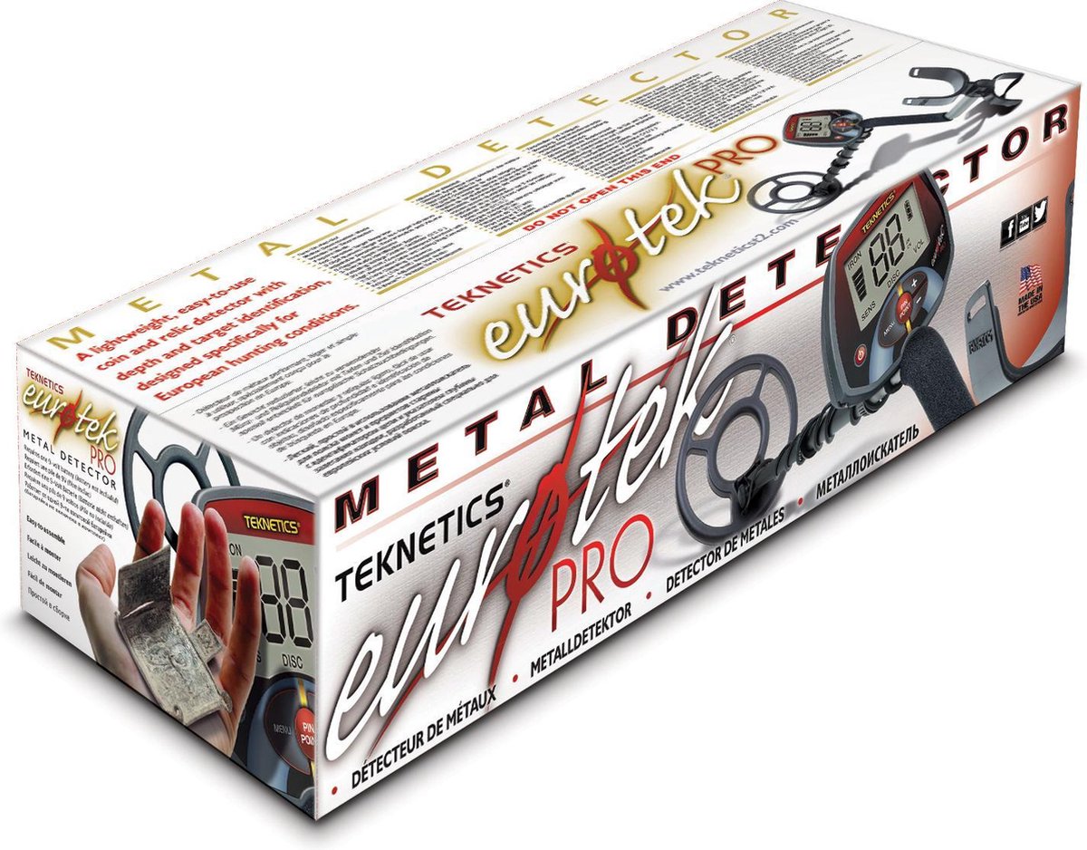 Wat vinden we goed aan de Teknetics Eurotek Pro metaaldetector