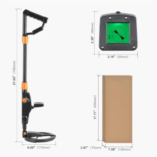 Tracker Schatzoeker Metaaldetector voor Kinderen - Zwart 70x17 cm