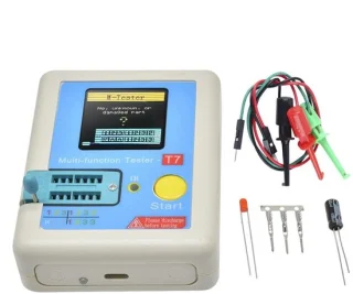 Transistor tester kit - 15.1 x 11.6 x 3.7 cm